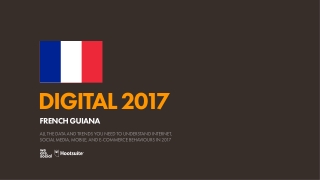 Digital 2017 French Guiana (January 2017)