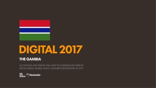 Digital 2017 Gambia (January 2017)