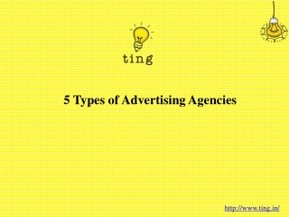 5 Types of Advertising Agencies