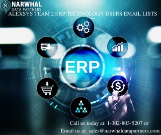 Alexsys Team 2 ERP Technology Users Email List IN USA