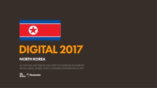 Digital 2017 North Korea (January 2017)