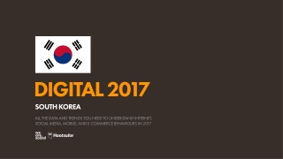 Digital 2017 South Korea (January 2017)