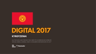 Digital 2017 Kyrgyzstan (January 2017)