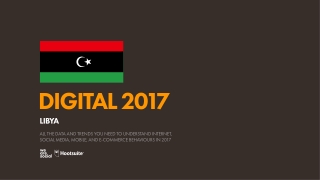 Digital 2017 Libya (January 2017)