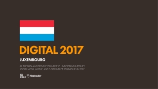 Digital 2017 Luxembourg (January 2017)