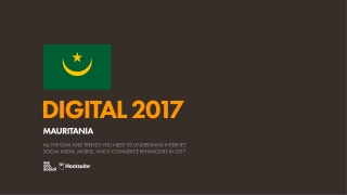 Digital 2017 Mauritania (January 2017)