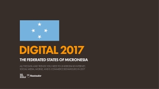 Digital 2017 Federated States of Micronesia (January 2017)