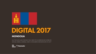 Digital 2017 Mongolia (January 2017)