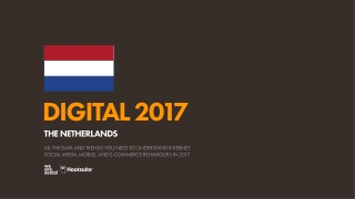 Digital 2017 Netherlands (January 2017)