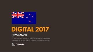 Digital 2017 New Zealand (January 2017)