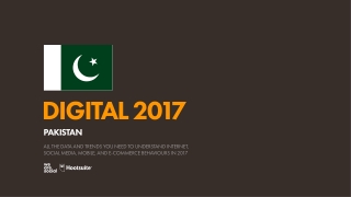 Digital 2017 Pakistan (January 2017)