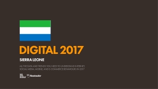 Digital 2017 Sierra Leone (January 2017)