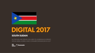 Digital 2017 South Sudan (January 2017)