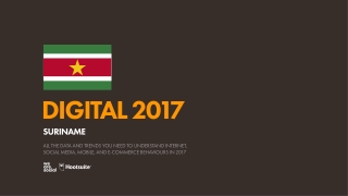 Digital 2017 Suriname (January 2017)