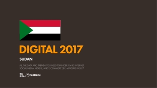 Digital 2017 Sudan (January 2017)