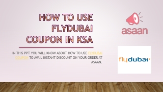 Save on Flights & Hotels with Flydubai Coupon Code