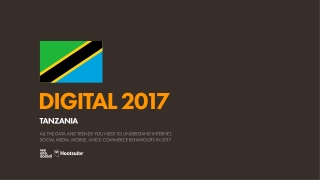 Digital 2017 Tanzania (January 2017)