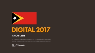 Digital 2017 Timor-Leste (January 2017)