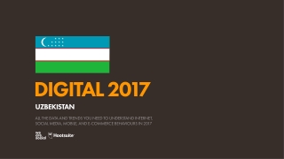 Digital 2017 Uzbekistan (January 2017)