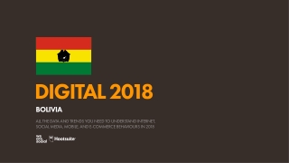 Digital 2018 Bolivia (January 2018)