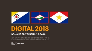 Digital 2018 Bonaire Sint Eustatius & Saba (January 2018)