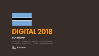 Digital 2018 Botswana (January 2018)