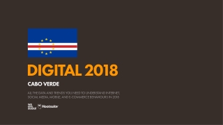 Digital 2018 Cabo Verde (January 2018)