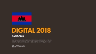 Digital 2018 Cambodia (January 2018)