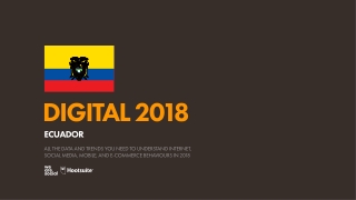 Digital 2018 Ecuador (January 2018)