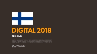 Digital 2018 Finland (January 2018)