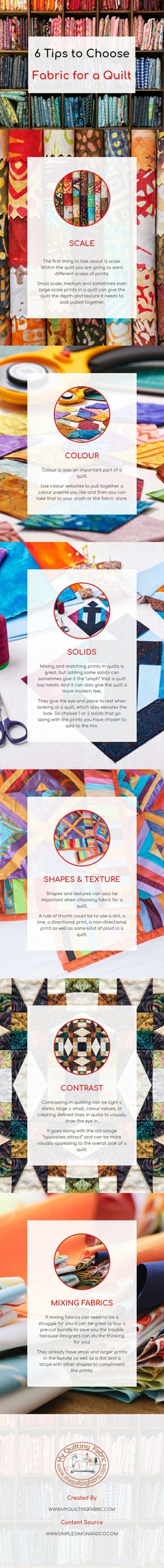 6 Tips to Choose Fabric for a Quilt