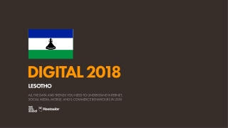 Digital 2018 Lesotho (January 2018)