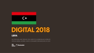 Digital 2018 Libya (January 2018)