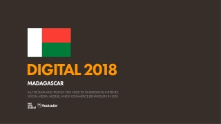 Digital 2018 Madagascar (January 2018)