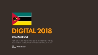 Digital 2018 Mozambique (January 2018)