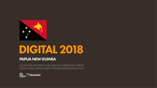 Digital 2018 Papua New Guinea (January 2018)