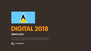 Digital 2018 Saint Lucia (January 2018)