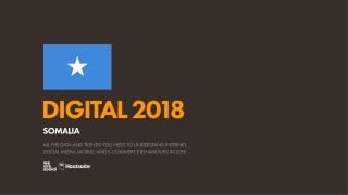 Digital 2018 Somalia (January 2018)