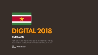 Digital 2018 Suriname (January 2018)