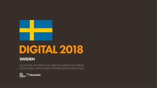 Digital 2018 Sweden (January 2018)