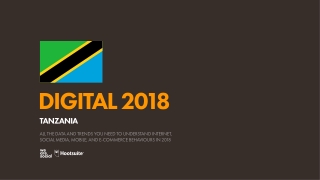 Digital 2018 Tanzania (January 2018)