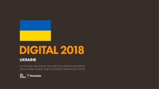 Digital 2018 Ukraine (January 2018)