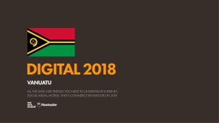 Digital 2018 Vanuatu (January 2018)