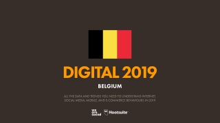 Digital 2019 Belgium (January 2019) v01