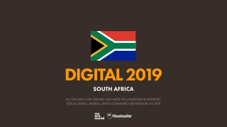 Digital 2019 South Africa (January 2019) v01