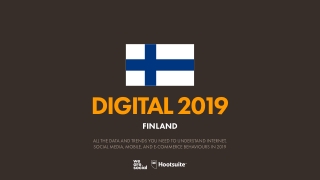 Digital 2019 Finland (January 2019) v01