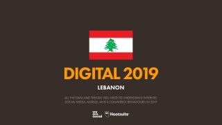 Digital 2019 Lebanon (January 2019) v01