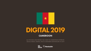 Digital 2019 Cameroon (January 2019) v01