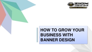 How to grow your business with banner design