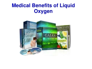 Medical Benefits of Liquid Oxygen